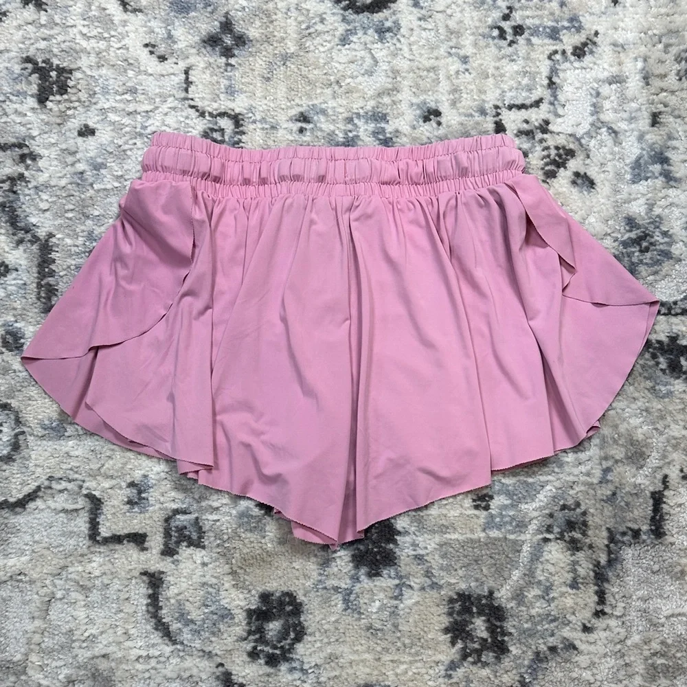 Liberty Pro Girls Athletic Skort Pink Youth Medium Flowy Active - Picture 3 of 3